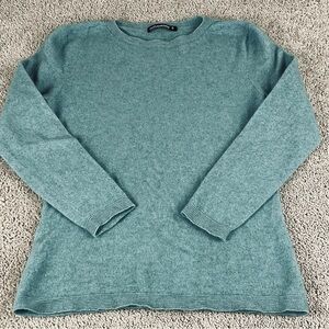 Native World Sweater Womens Small Long Sleeve Pullover Wool Silk Possum Knit E57